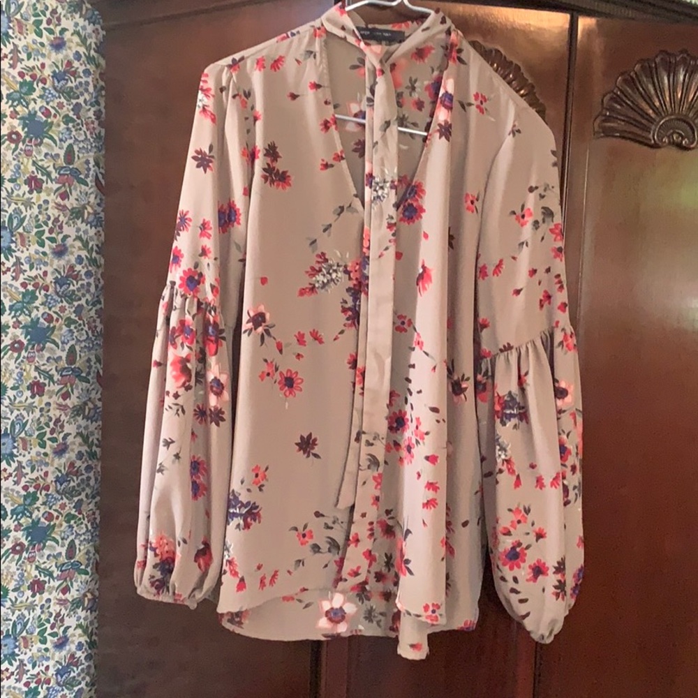 Flowered Blouse - image 1